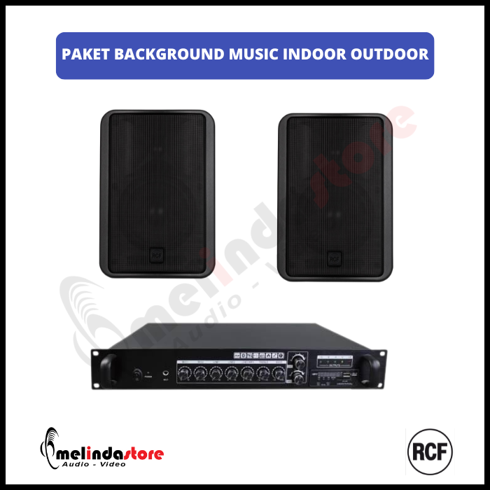 Paket Sound System Background Music Speaker RCF - 2 Speaker